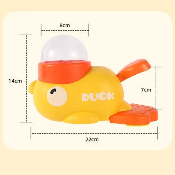 Dog Food Feeder Cartoon Duck Design Pet Snack Puzzle Feeder Anti-Slip Puppy Automatic Dog Cat Food Dispenser Toy